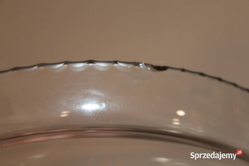 Posrebrzana patera ze szkłem 110 FiaF Szczecin