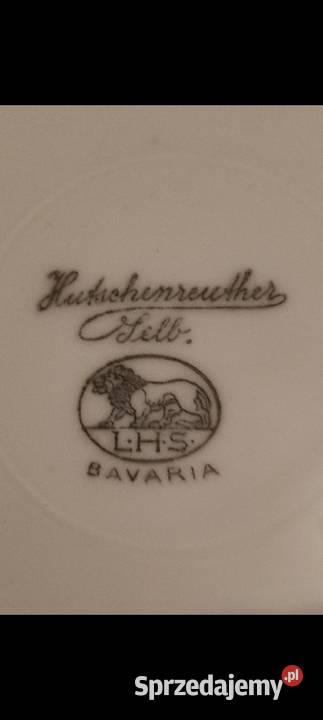 HUTSCHENREUTHER PATERA ART DECO Z UCHWYTAMI