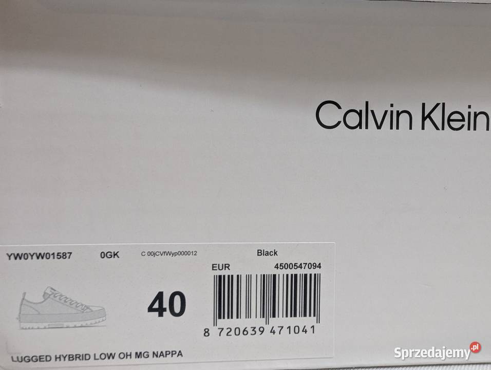 Nowe damskie skórzane buty calvin klein rozmiar skóra