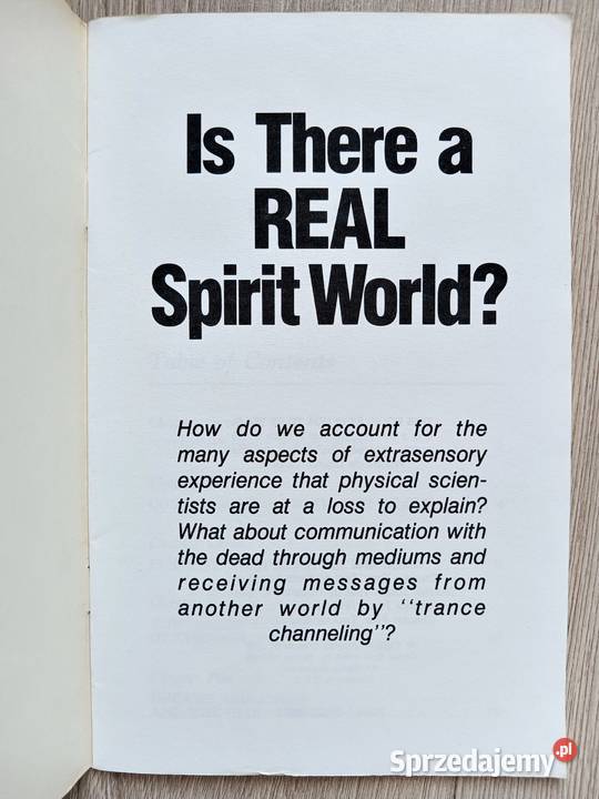 Is there a real spirit world Larry Holm Poradniki, albumy i reportaże małopolskie Kraków