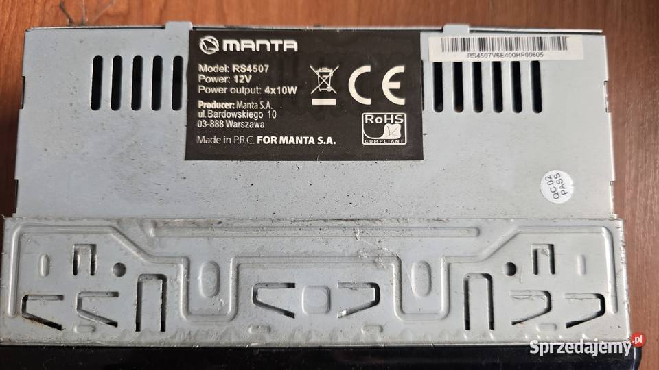 Radio CD Manta śląskie Sosnowiec