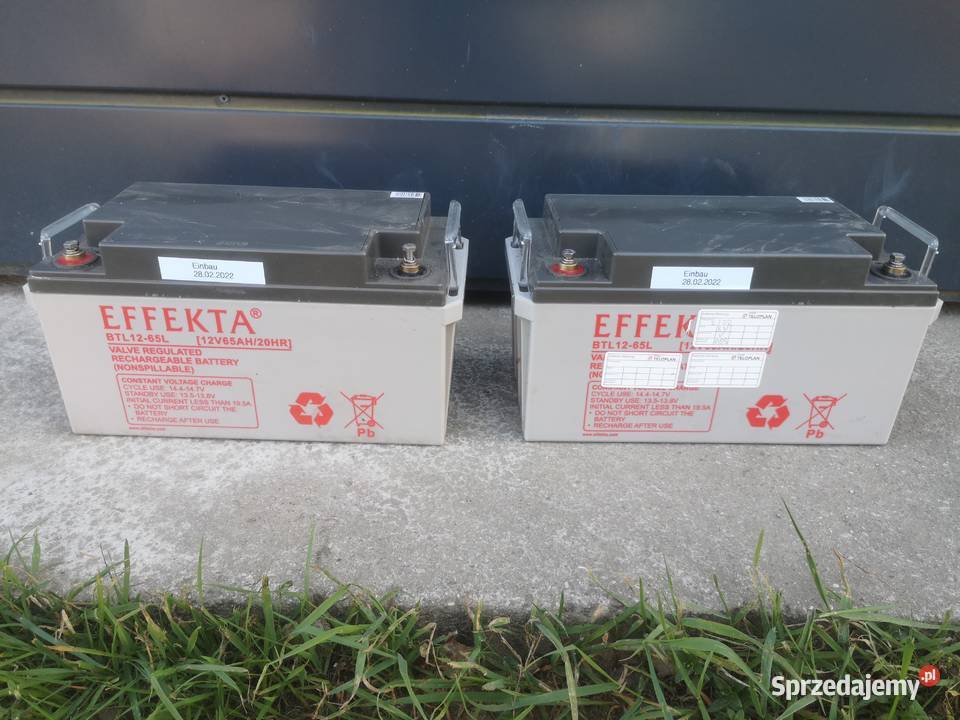 Akumulator EFFEKTA BTL 1265 12V 65Ah AGM Aleksandrów Łódzki