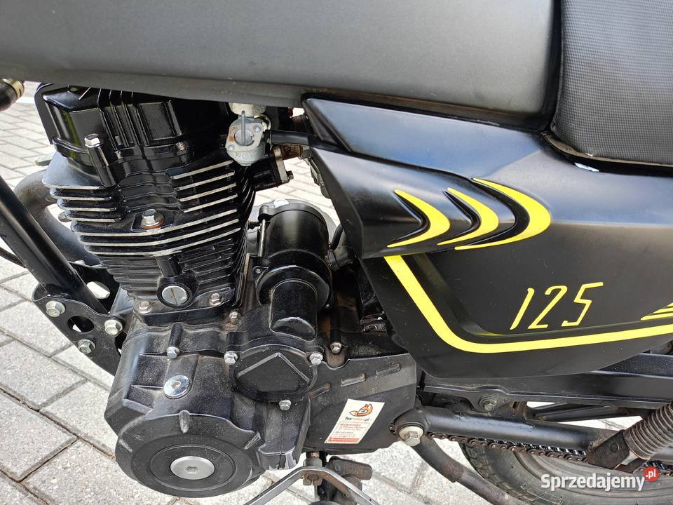 Motocykl 125 na katB Bartniczka