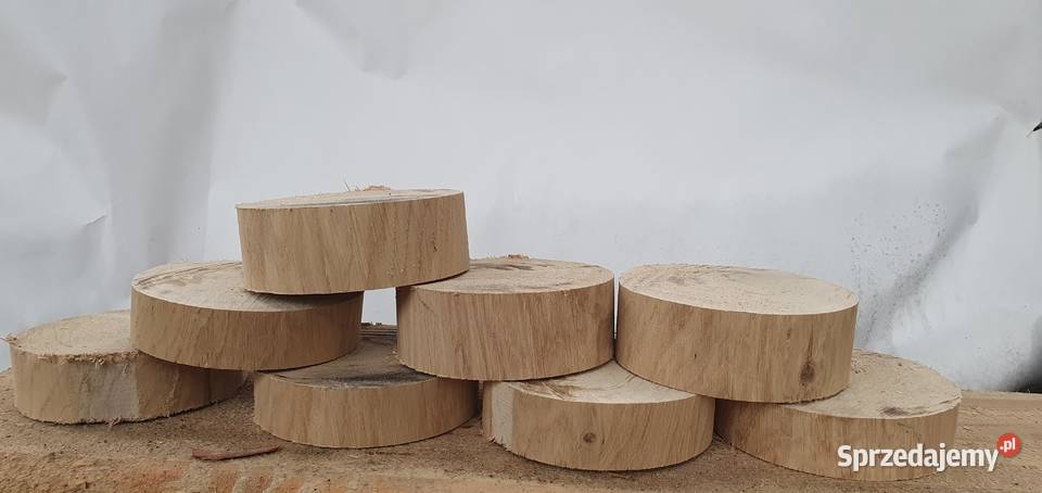 Plaster drewna dąb 10-12 cm grubość 2 cm
