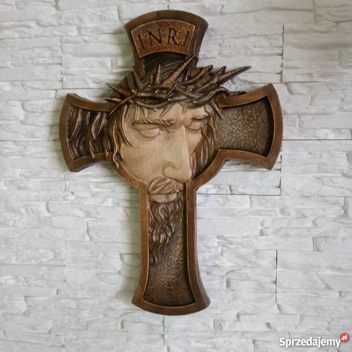 Krzyz Plaskorzezba Drewno Radymno
