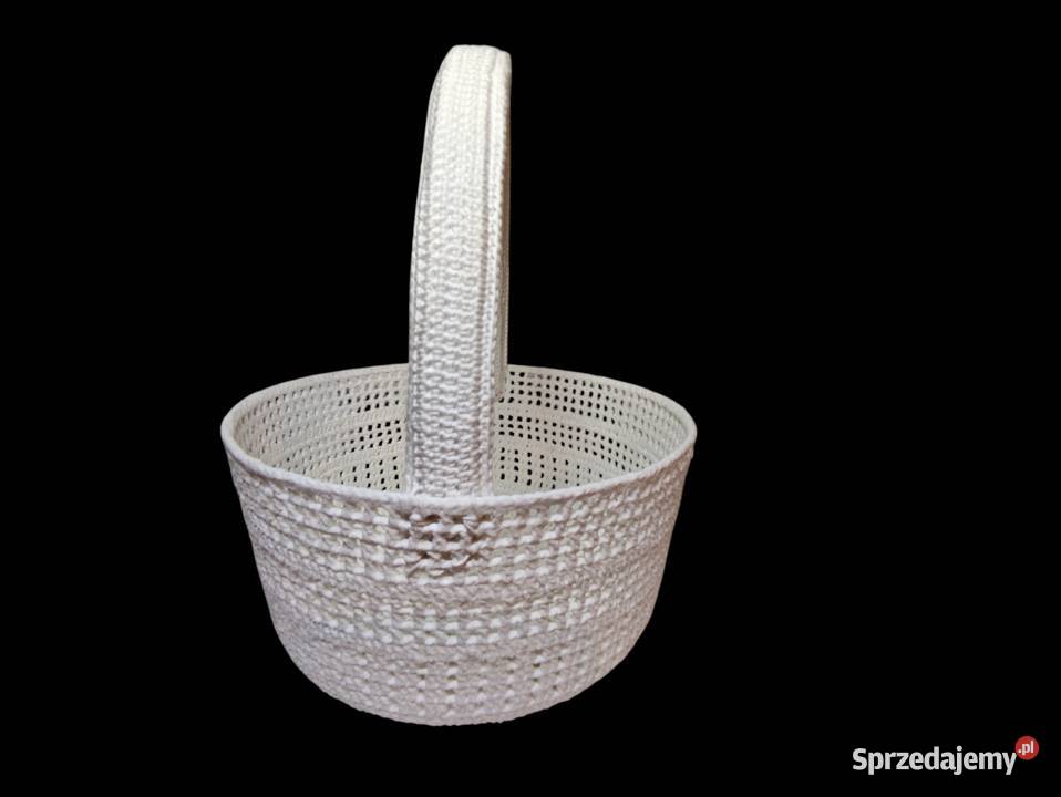 Koszyk Wielkanocny szydelkowy Dębica