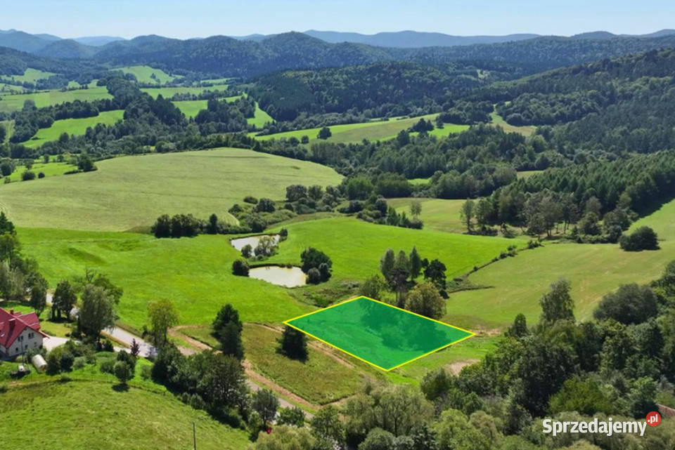 Grunt 4500m2 Kielczawa gaz podkarpackie