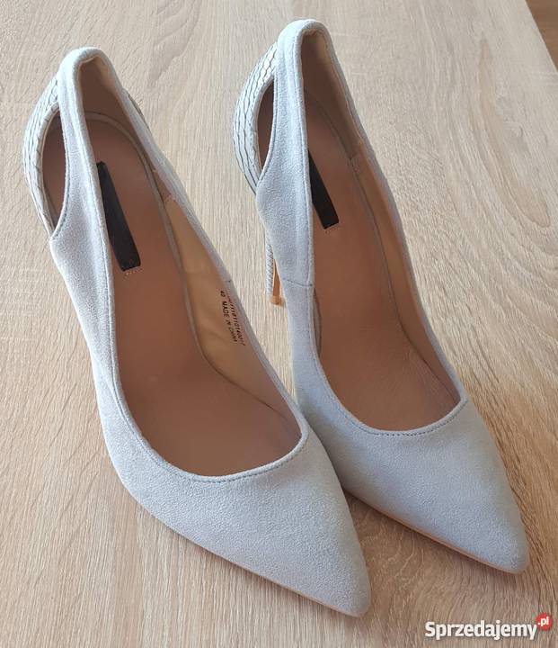 Nowe buty Lost Ink 40 szare szpilki obcasy Szczecin