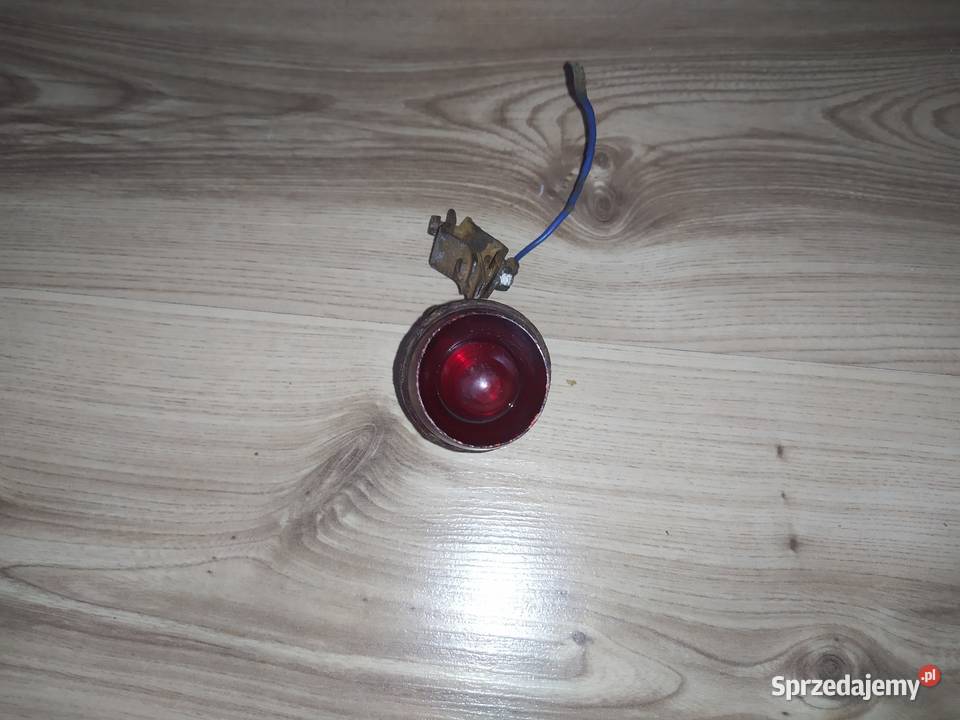 Zabytkowa lampka rowerowa tył pchełka ZZR mazowieckie Pruszków