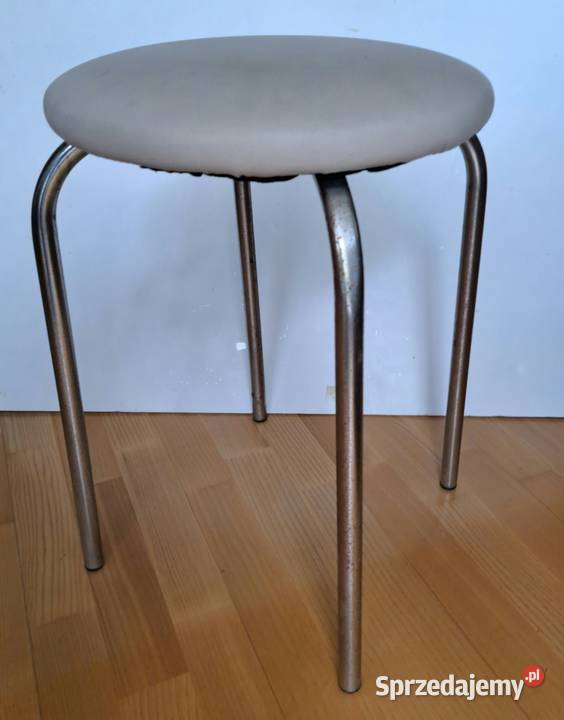 Taboret Stelaż Metalowy Siedzisko Okrągłe 32cm Poznań sprzedam