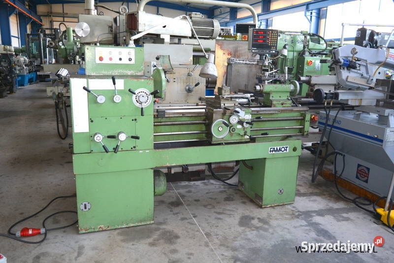 Tokarka TUM 35 D1 x 1000 FAMOT z ODCZYTAMI łódzkie Głowno