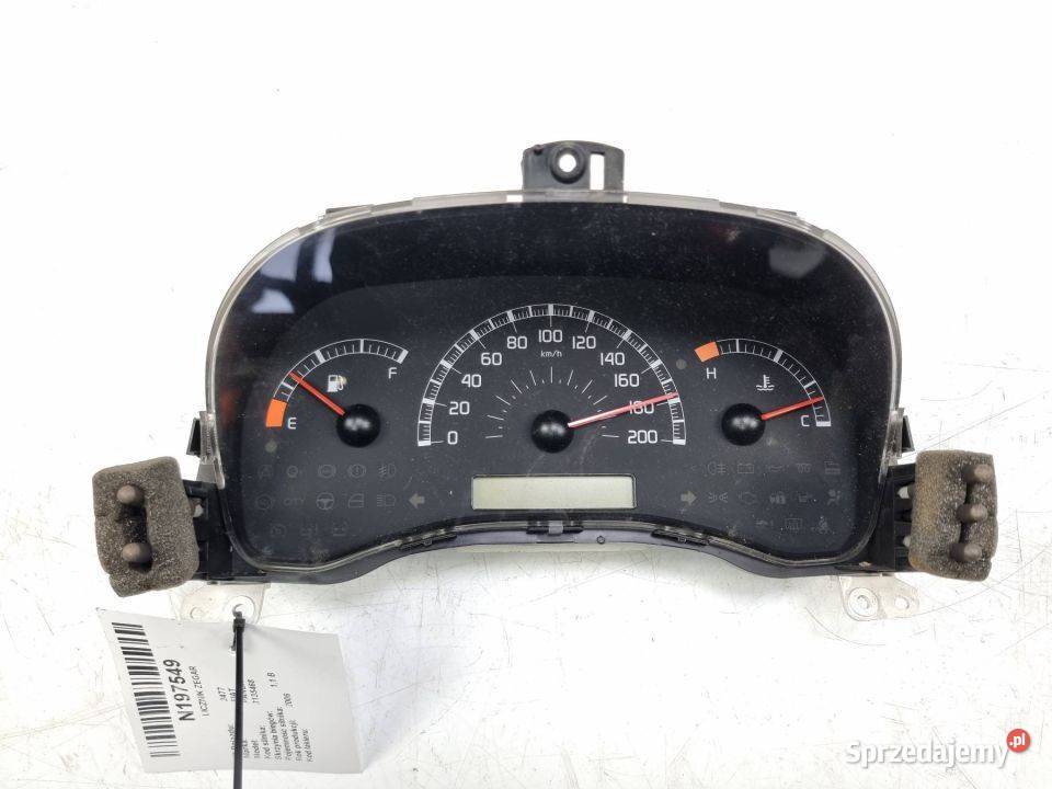 LICZNIK ZEGAR FIAT PANDA 46801541 Części samochodowe Lipno
