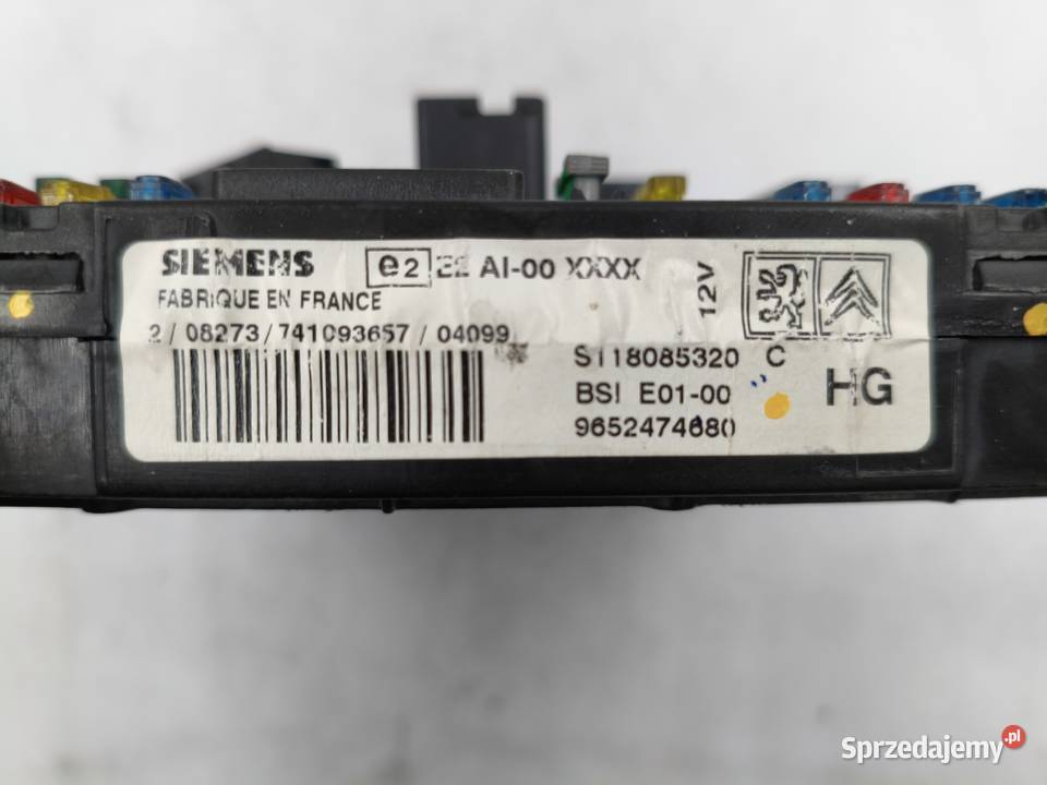 Sterownik Silnika Citroen Xsara Picasso 16 HDI mazowieckie Wyszków