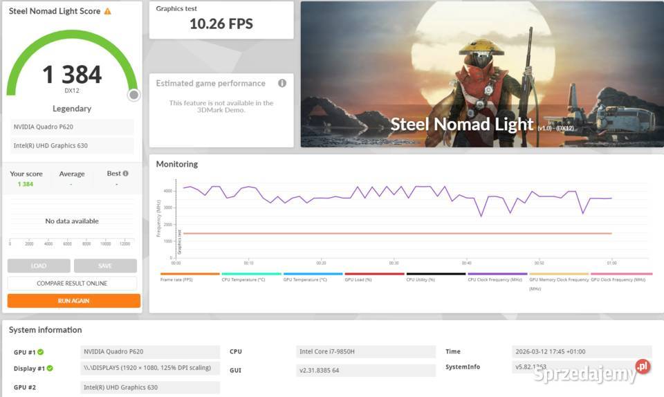 Dell Precision 3541 i79850H 32GB RAM Quadro P620 wielkopolskie Poznań