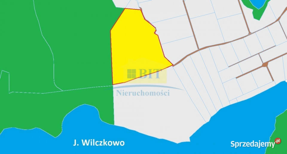 Grunt o pow13 ha jeziorem własny strumień zachodniopomorskie Siemczyno