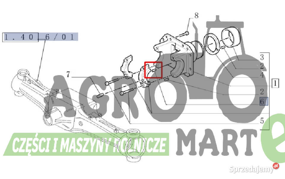 10333210 KOŁEK USTALAJĄCY M4x10 CNH Wichrów
