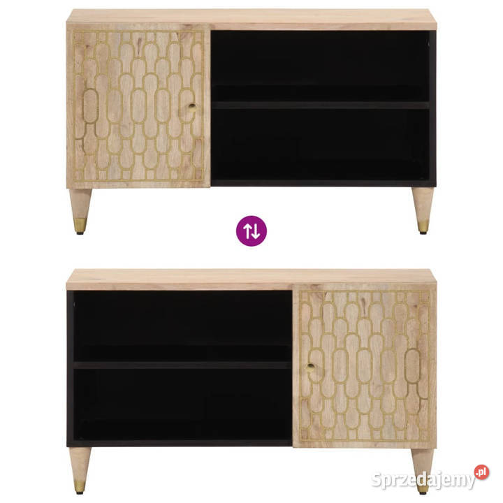 Szafka pod telewizor 80x31x46 lite drewno mango Warszawa sprzedam