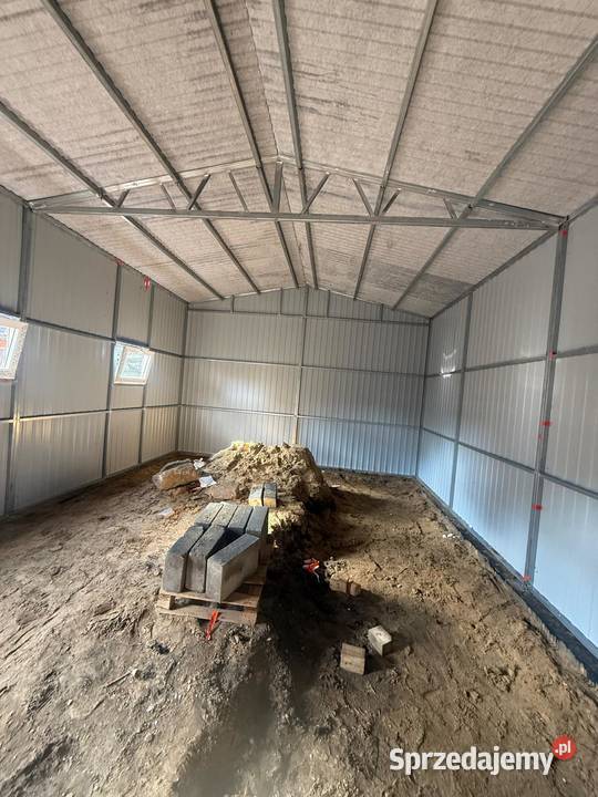 hala blaszana garaż blaszany 7x12 producent 12x6 84m2
