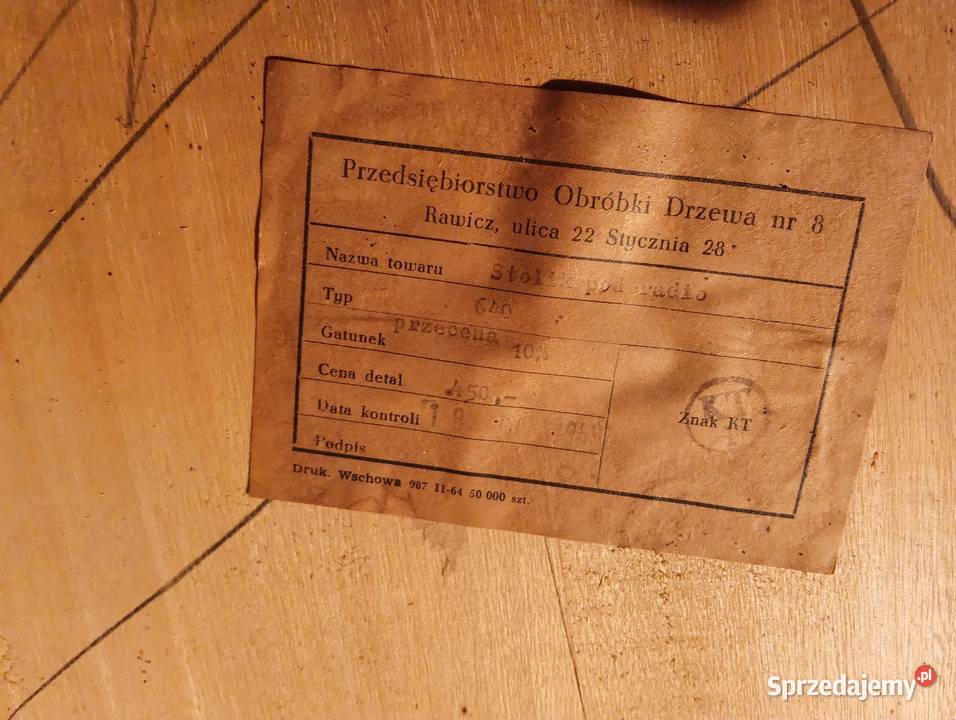 Stolik pod radio typ 640 Kraków