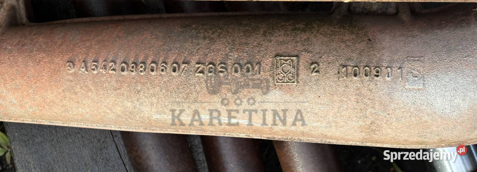 Mercedes A5420980607 5420980607 Kolektor wielkopolskie Jastrzębniki