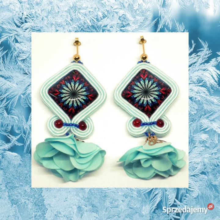 BŁĘKITNE KWADRATY Z KWIATKIEM SUTASZ Warszawa sprzedam