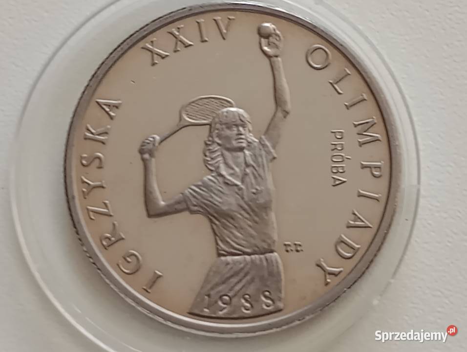 Moneta 200 1987r XXIV Igrzyska olimpijskie Próba Mosina