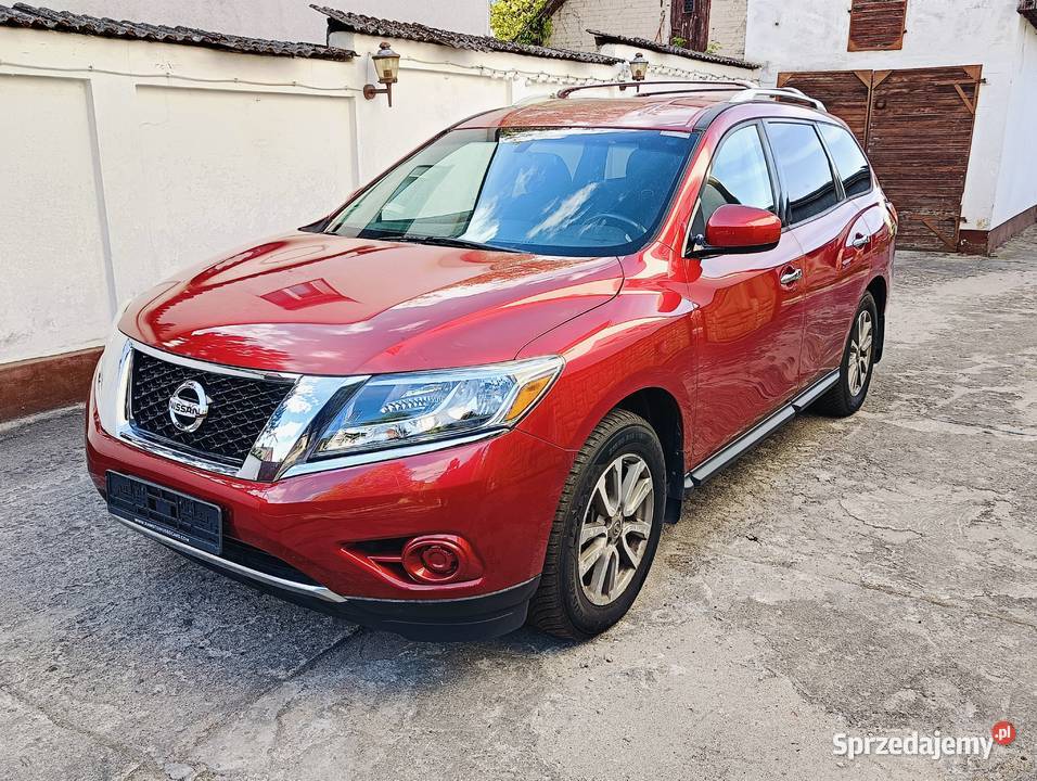 Nissan Pathfinder R52 2014r 7osób 35 V6 kamera welurowa tapicerka Motoryzacja Poznań sprzedam