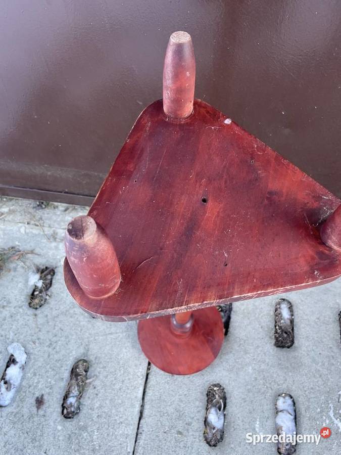 drewniany stojak na kwiaty Pruszcz Gdański