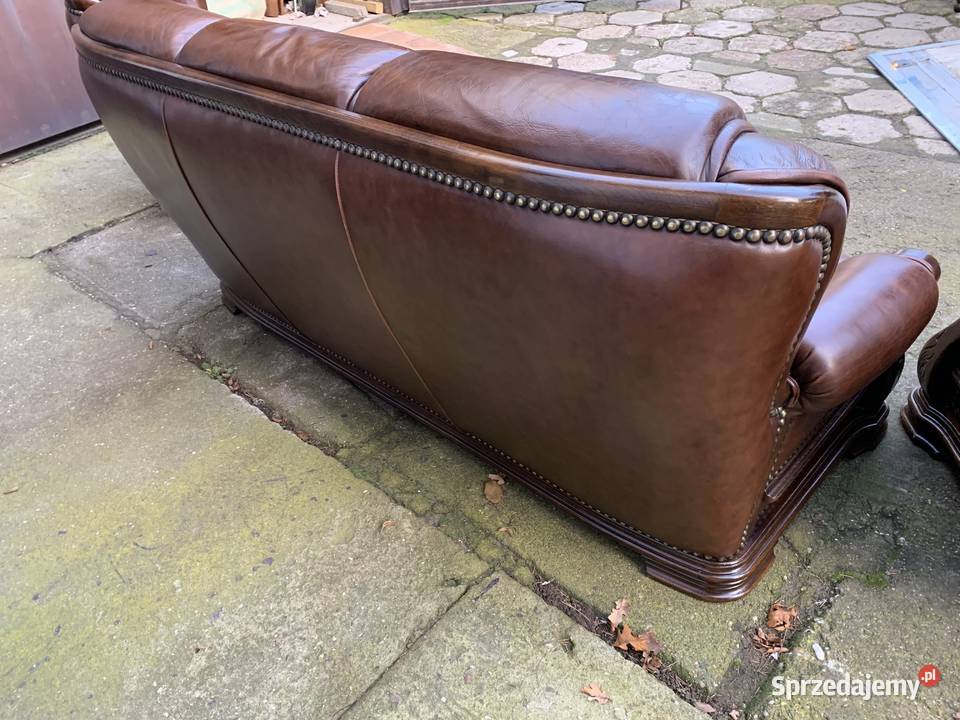 PIĘKNY HOLENDERSKI WYPOCZYNEK ZE SKÓRY NA Ślesin