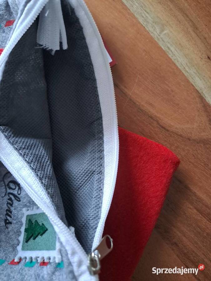 2 Filcowa koperta saszetka świąteczna na suwak Warszawa sprzedam