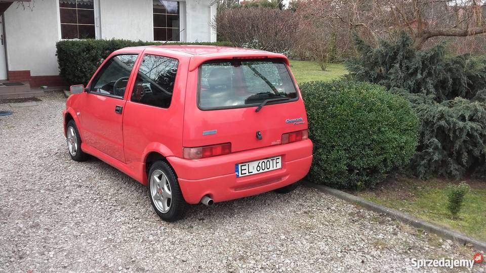 Fiat Cinquecento CC Sporting Abarth benzyna Samochody osobowe Łódź sprzedam