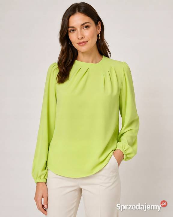 Bluzka damska NOVUM asymetria limonka 42biust sprzedam