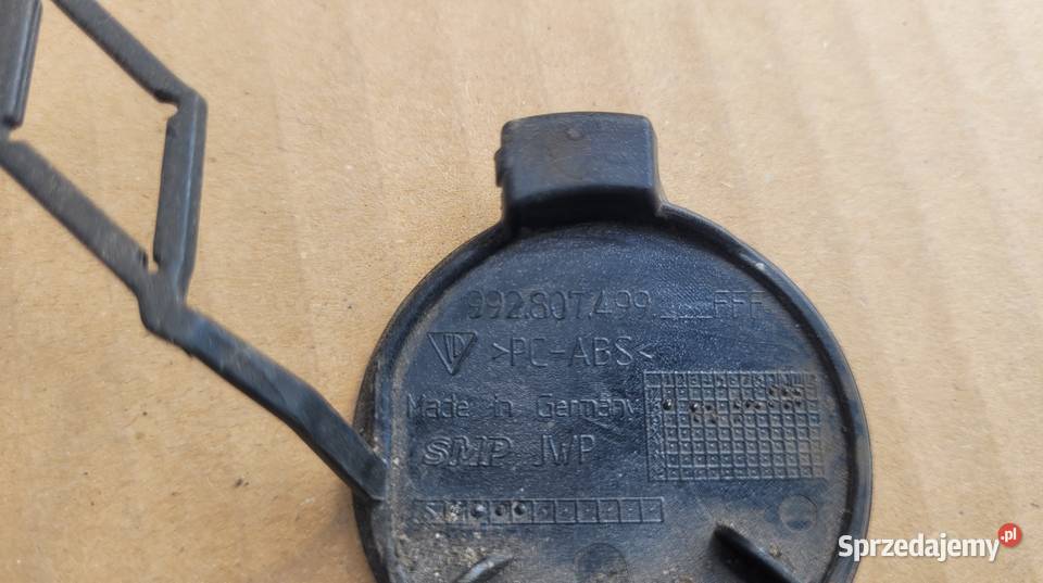 PORSCHE 911 992 ZAŚLEPKA HAKA ZDERZAKA PRZÓD 1 osobowe Pozostałe