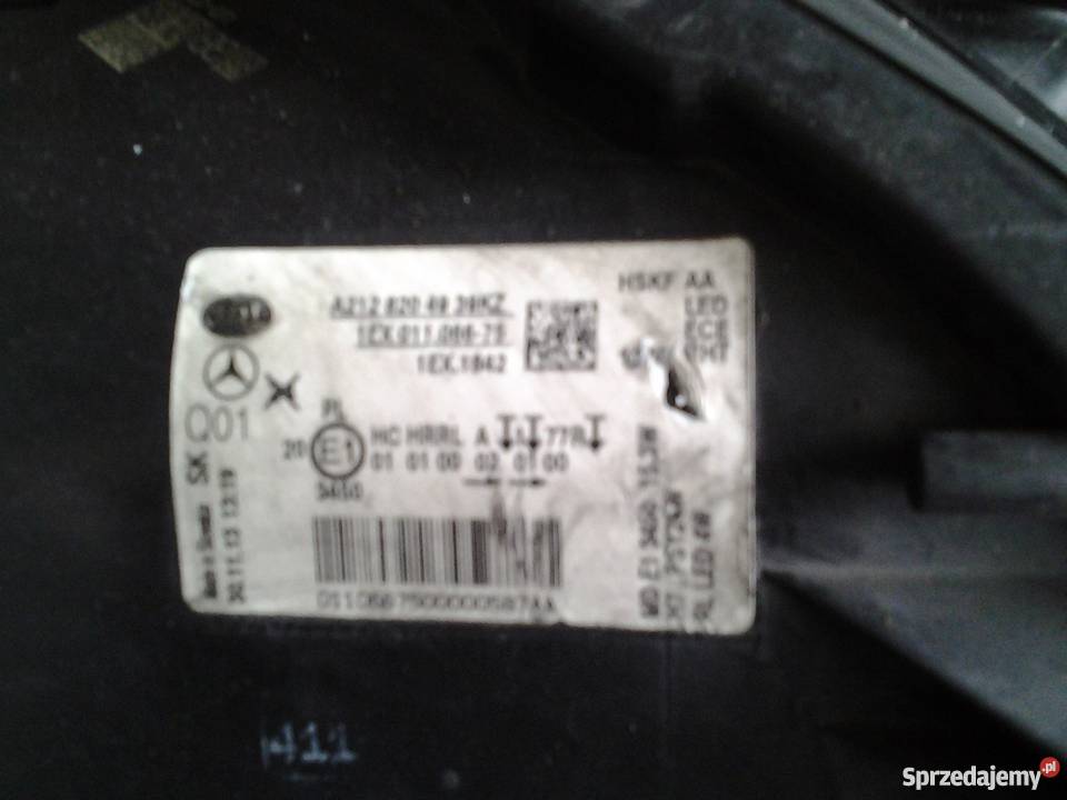 reflektor led mercedes w212 Opole