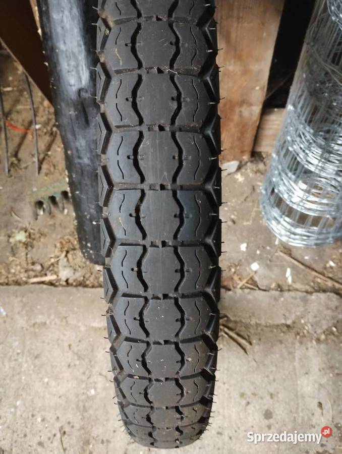 Opona motocykla z dętką 18 275 Janowiec Wielkopolski sprzedam