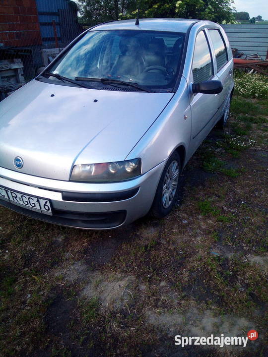 Fiat Punto 2 19D 60 skóra klimatyzacja Samochody osobowe Brąchnowo
