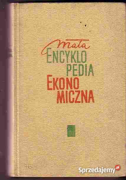 62 MAŁA ENCYKLOPEDIA EKONOMICZNA ZBIOROWA KOMITE Czyrna