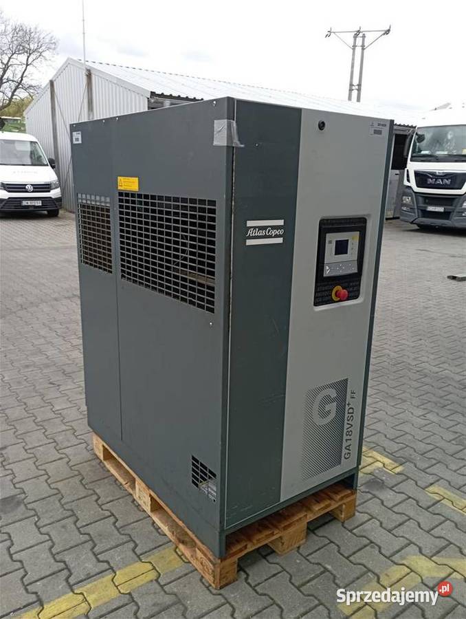 Sprężarka śrubowa ATLAS COPCO GA18 VSDFF PLUS Wilków