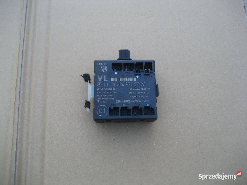 mercedes 204 w204 c klasa moduł drzwi przód lewy osobowe Rakoniewice sprzedam