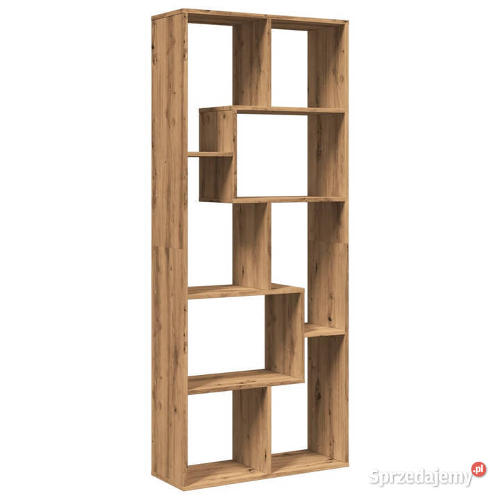 Regał przegroda dąb artisan 67x25x1615 WM858083 Warszawa