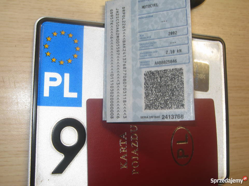 honda 929 honda 954 rama papiery dokumenty śląskie Tychy