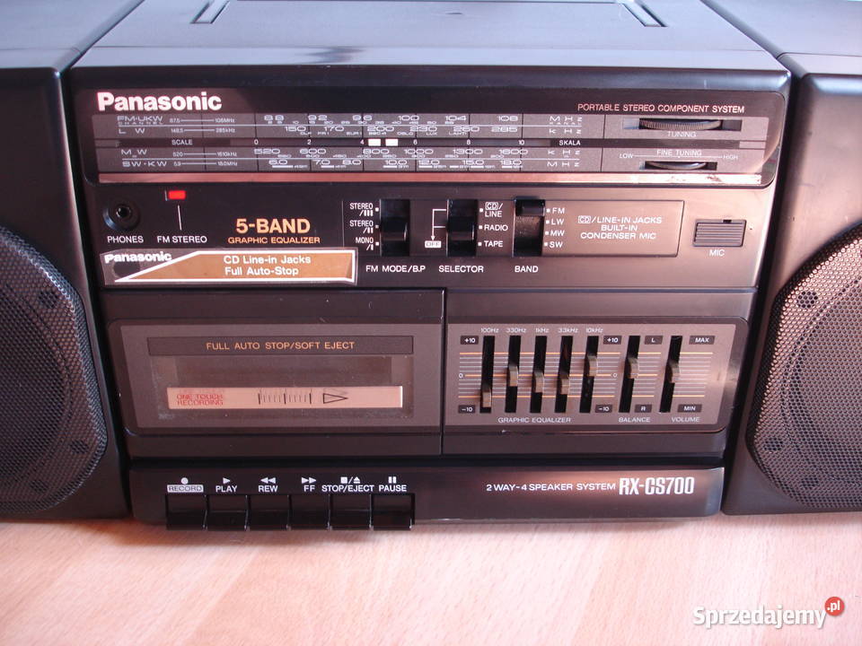 Radiomagnetofon PANASONIC RXCS700 Zielona Góra