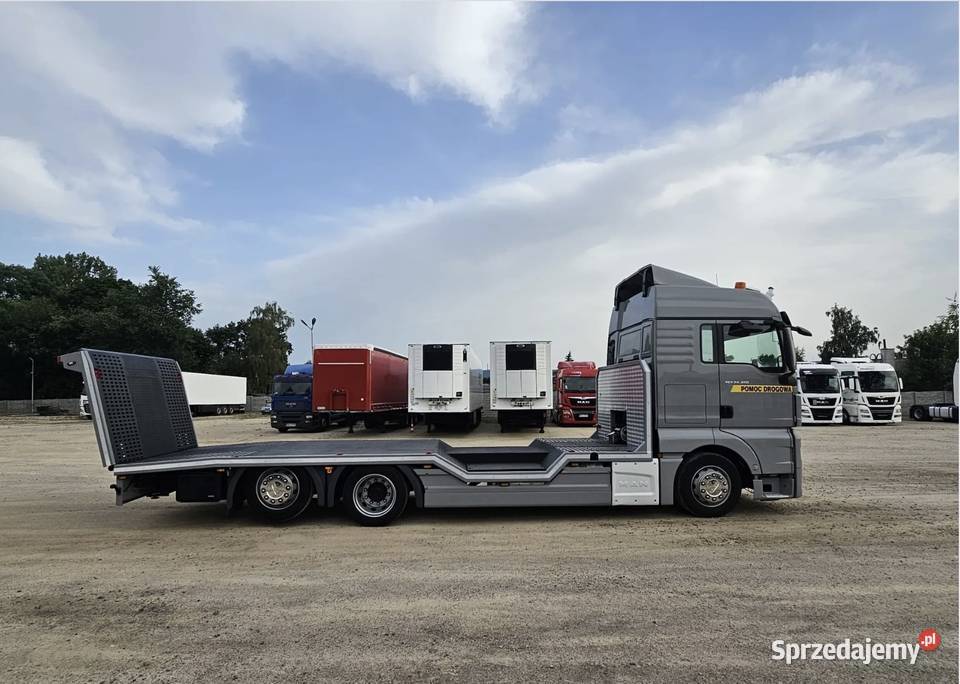 MAN TGX laweta ciężarowa auto laweta Cesja kupiony w Polsce śląskie Żory