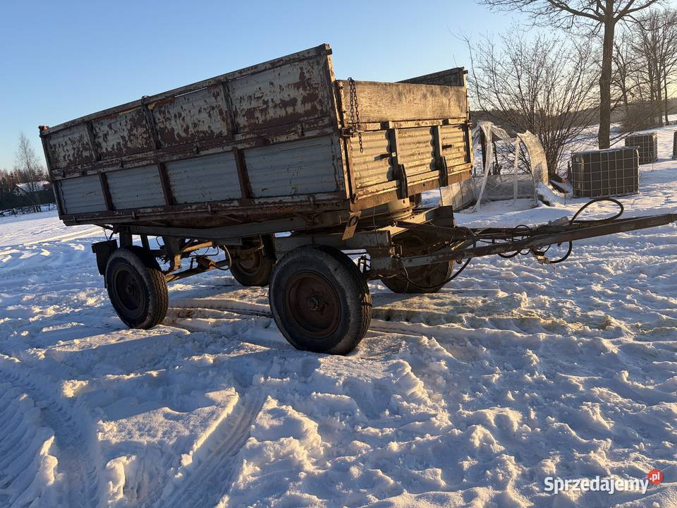 Przyczepa d47 wywrotka nieuszkodzony