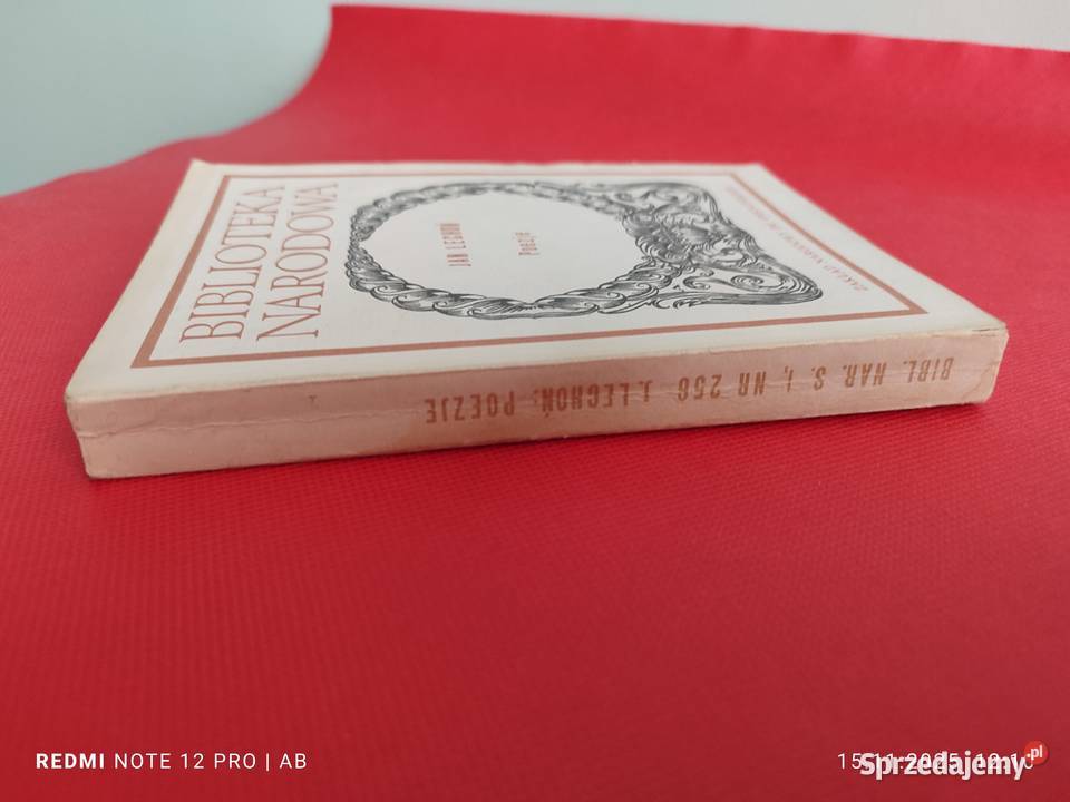 Jan Lechoń Poezje Biblioteka Narodowa BN seria I poezja Katowice sprzedam