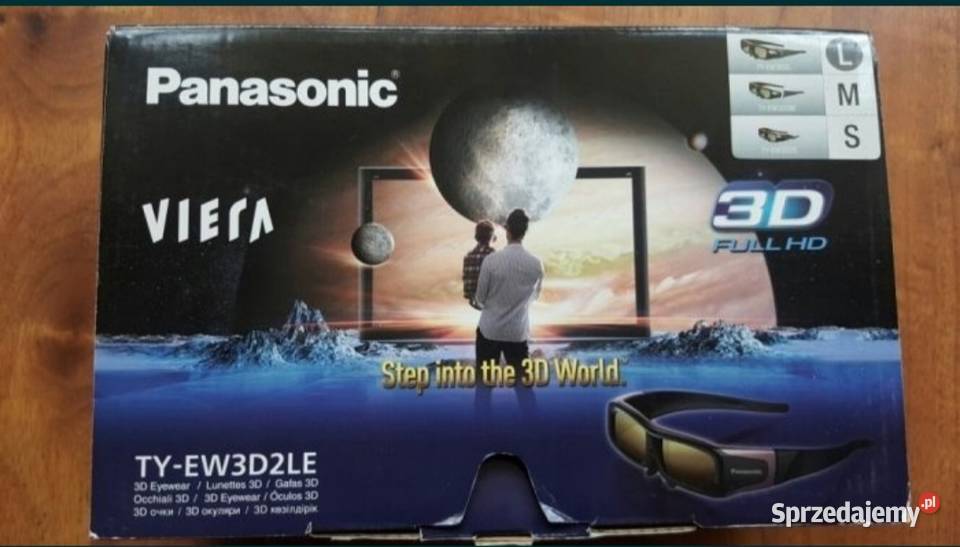 Okulary aktywne 3d panasonic Stargard