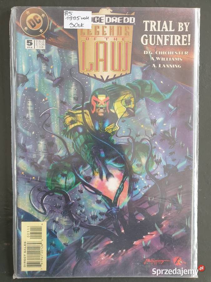 Judge Dredd zestaw 9 komiksów język angielski Gdynia