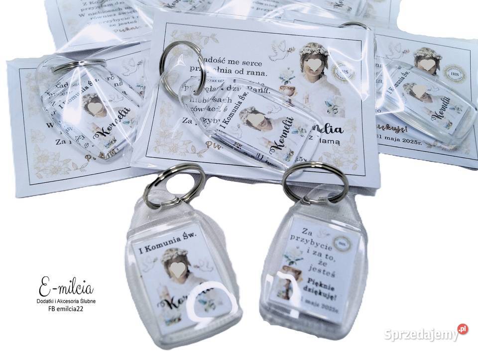 Breloczki ze zdjęciem dziecka jako podziękowania lubuskie Zielona Góra