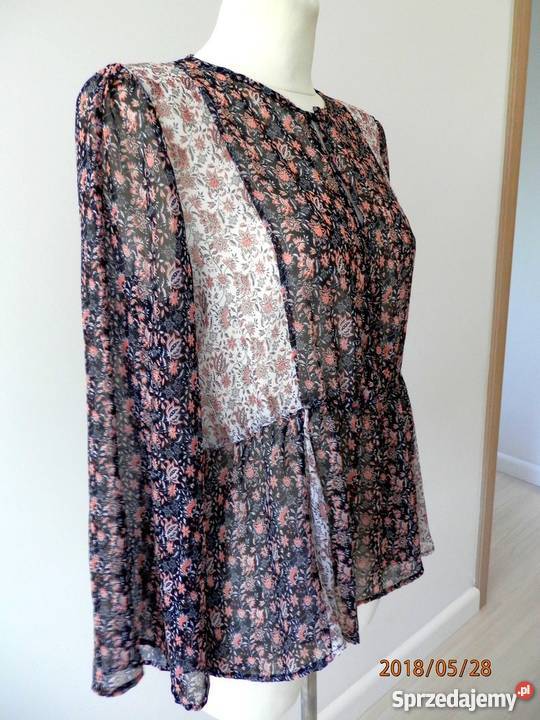 Bluzka Mango Modny Kwiatowy Nadruk Boho Hippie sprzedam