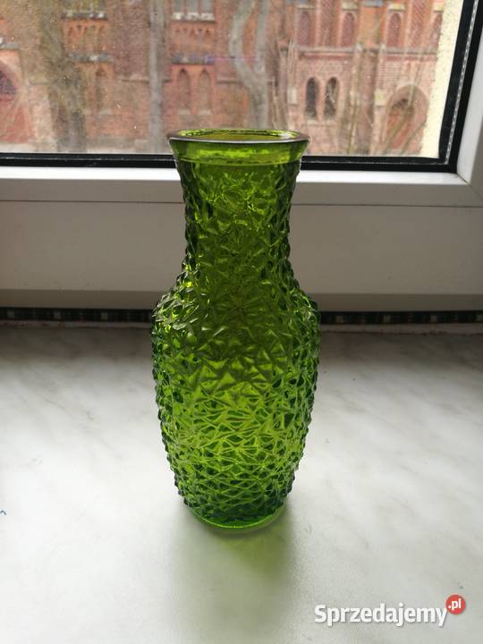 Zielony wazonik lodowy grys Ząbkowice Choszczno